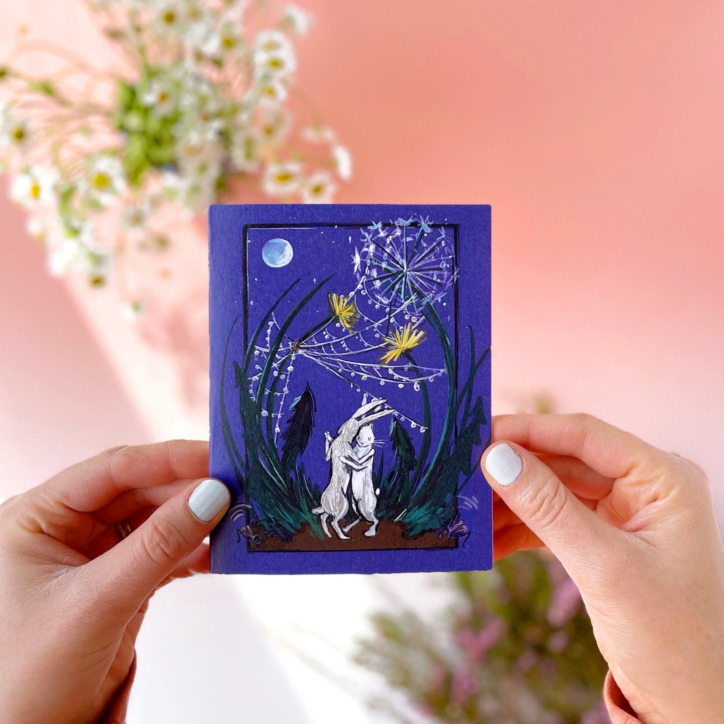 Waltzing Rabbits — Valentine's Day, Wedding, Anniversary Card