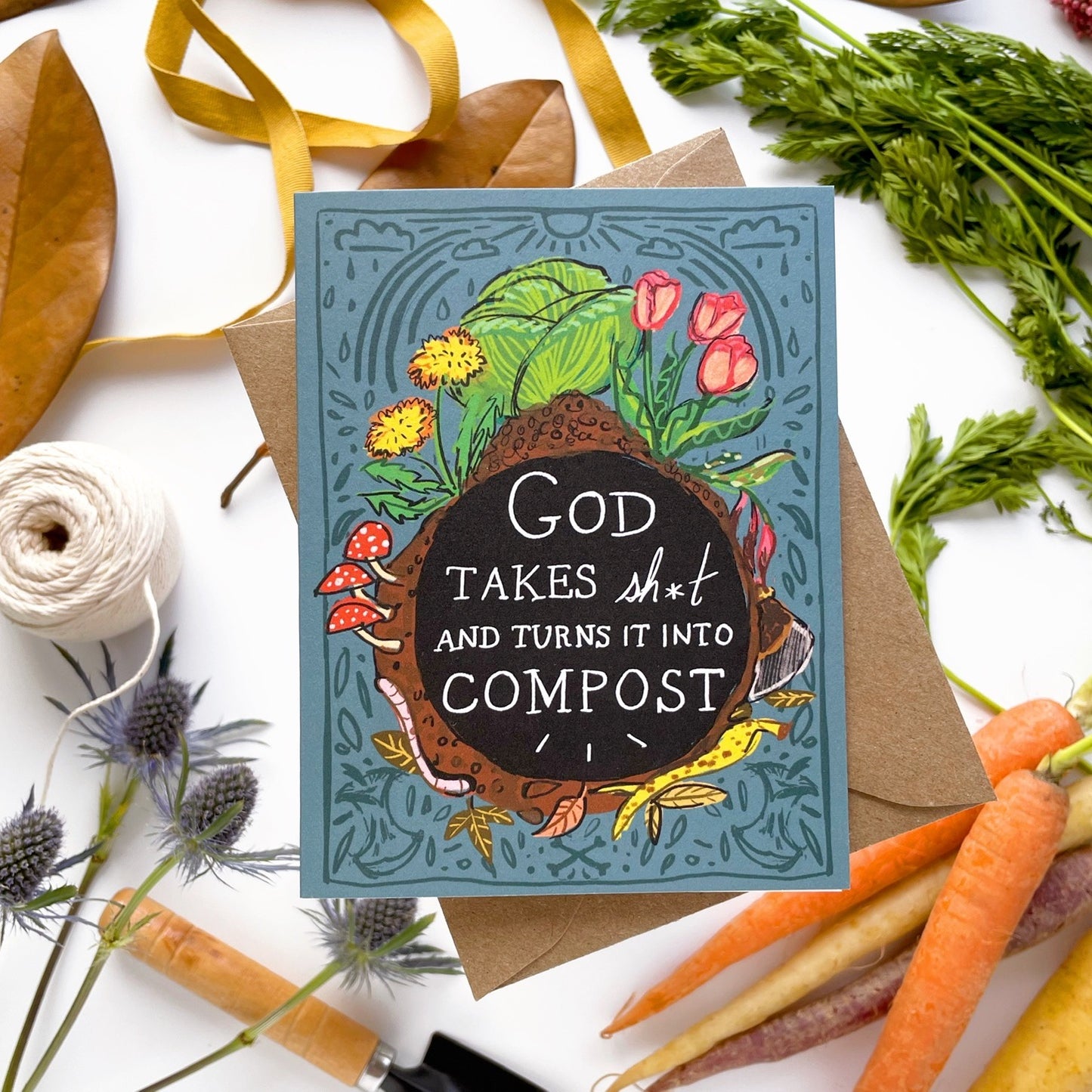 God Takes Sh*t and Turns it Into Compost