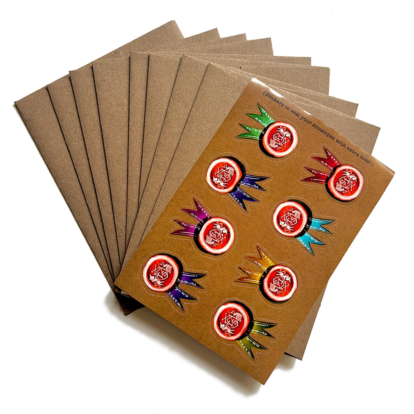 Just in Case Kit: 8 Extra Kraft Envelopes + Wax Seals