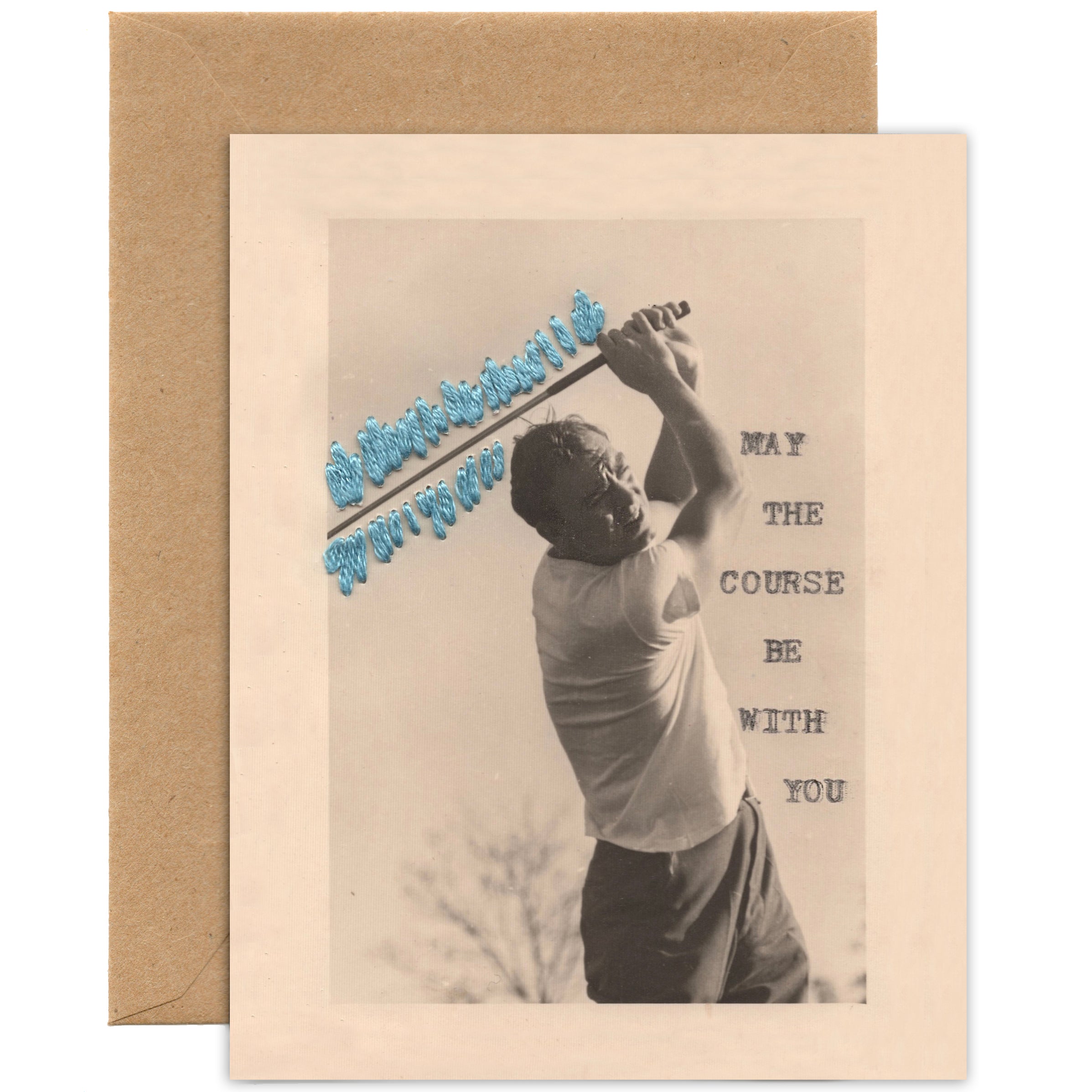 May The Course Be With You — Encouragement, Everyday Card – Tiny and Snail