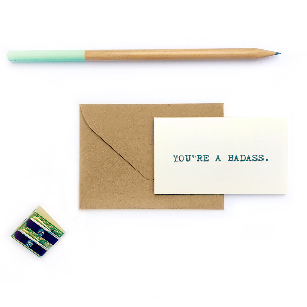 Badass Tiny Card - Tiny and Snail