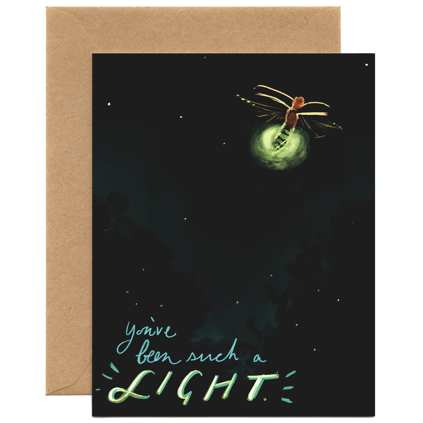 Firefly Light (Single Card) A2 Card Tiny and Snail