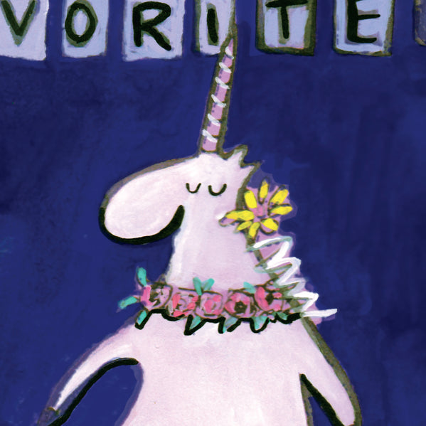 Flower Child (Single Card) A2 Card Tiny and Snail