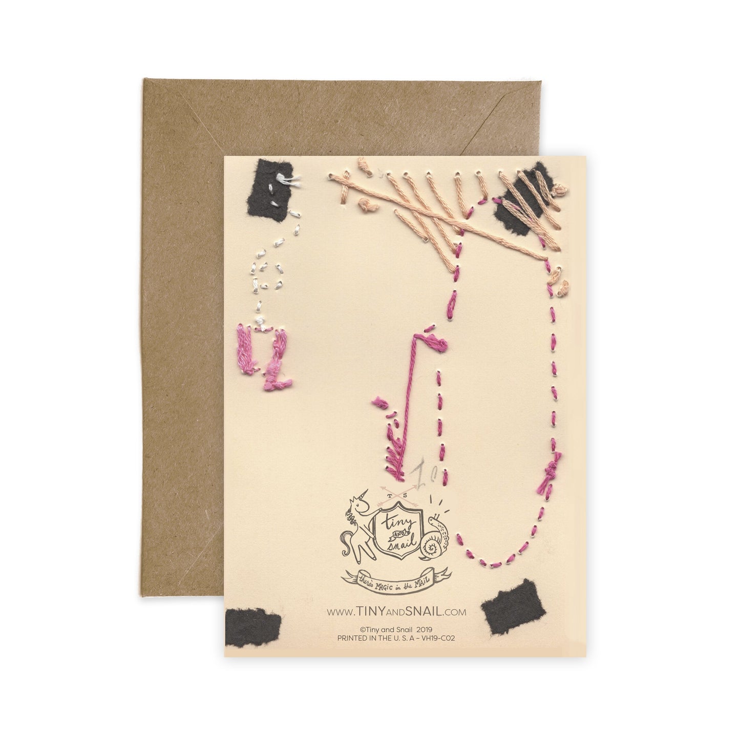 Hey Girl (Single Card) A2 Card Tiny and Snail