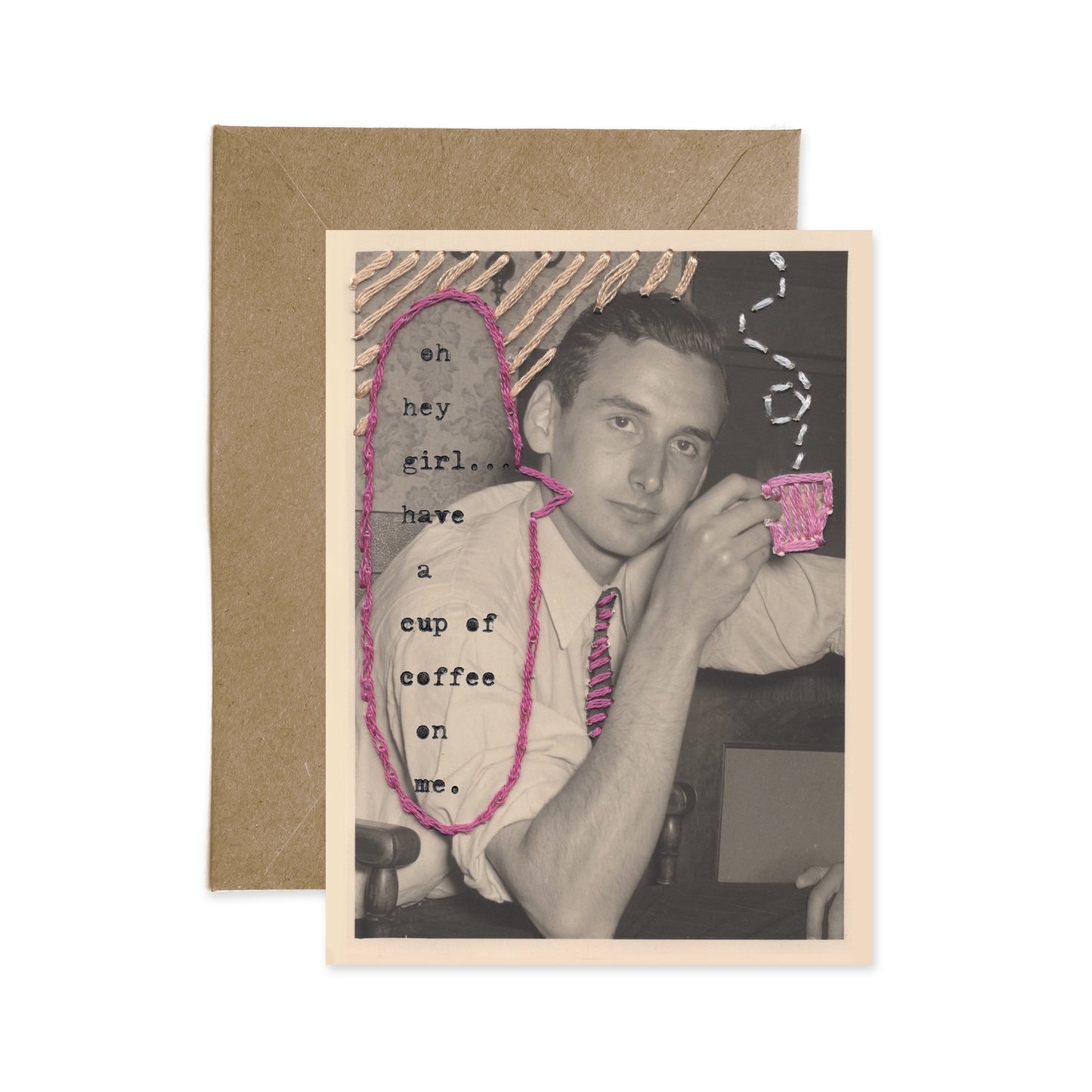 Hey Girl (Single Card) A2 Card Tiny and Snail
