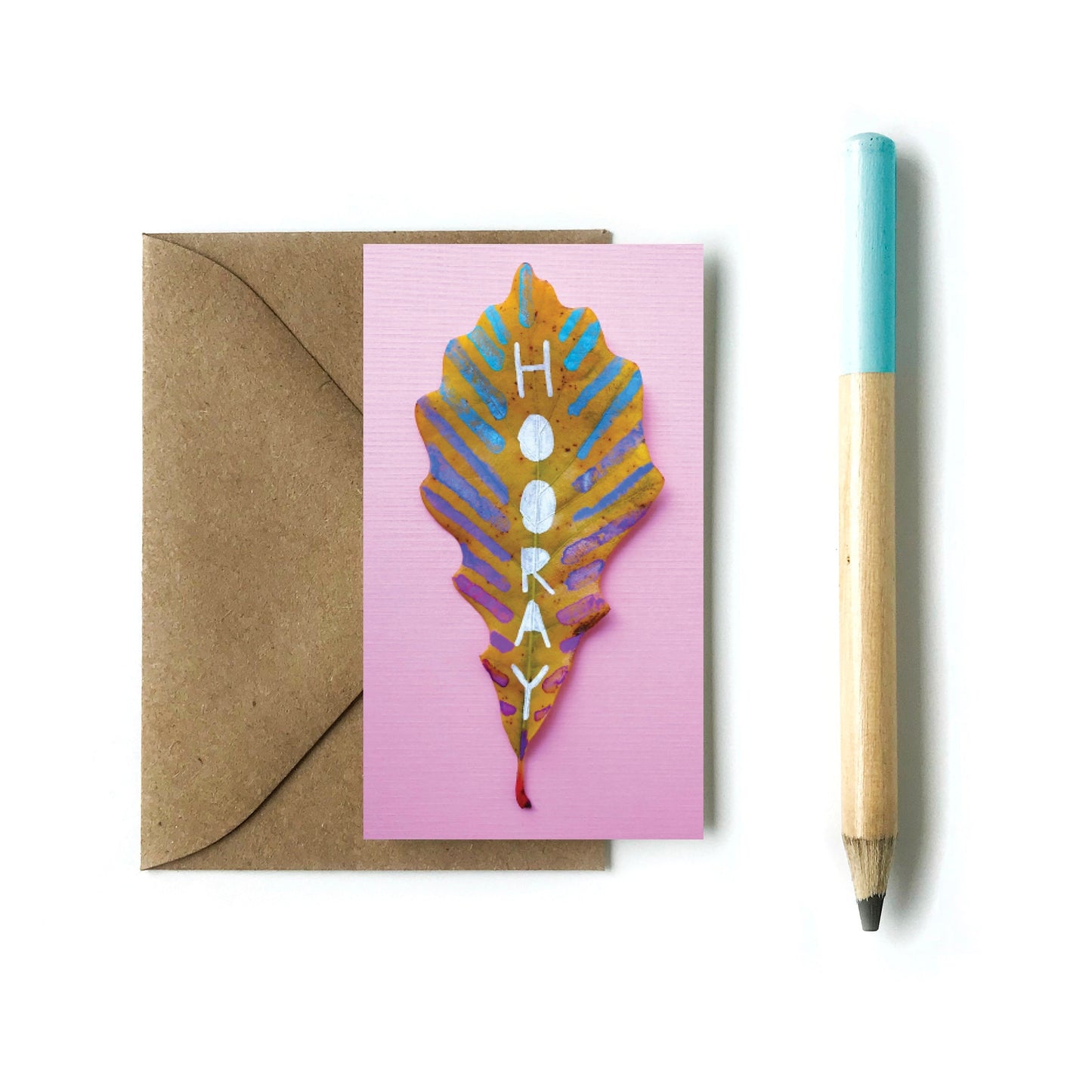 Hooray Leaf Tiny Card (Single Card) tiny card Tiny and Snail