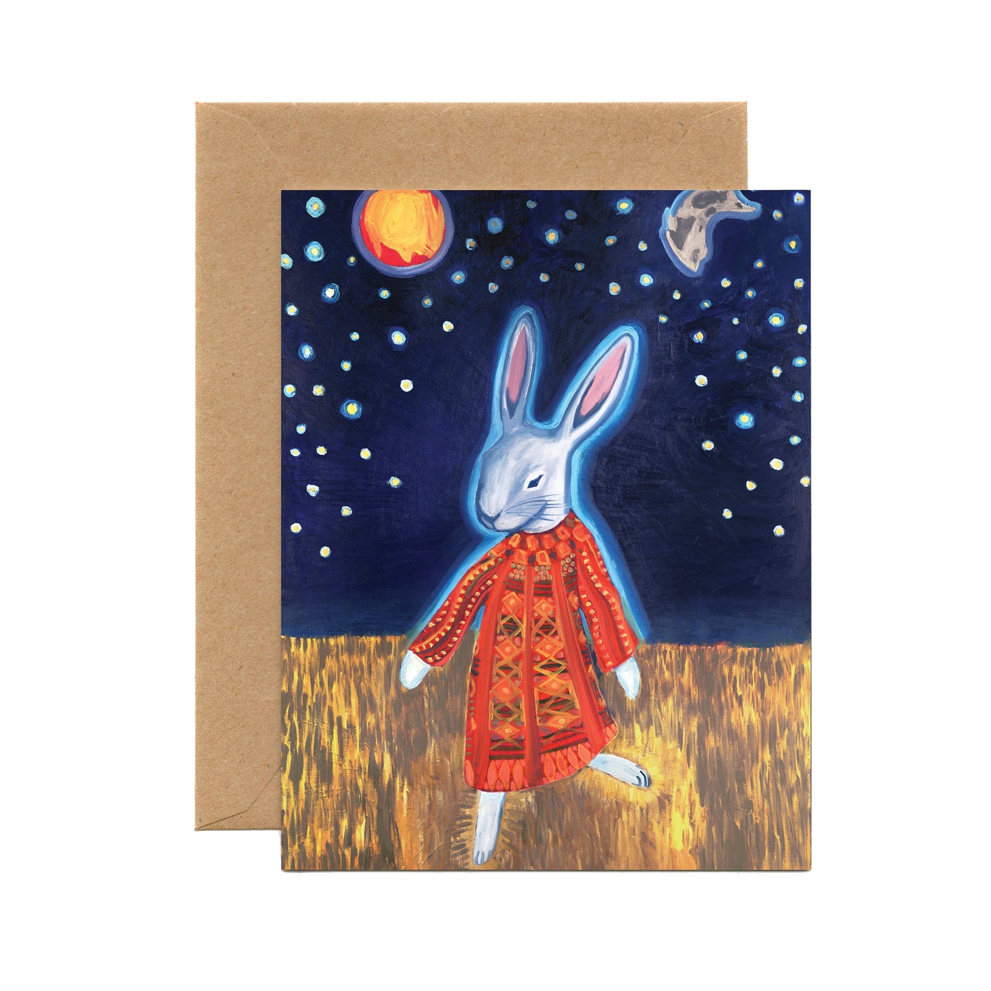 Joseph's Dream Coat Card (Single Card) A2 Card Tiny and Snail