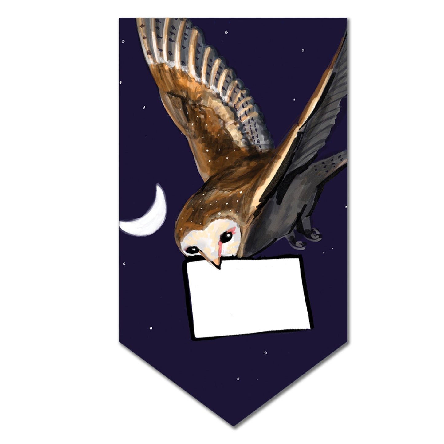 Letter by Owl · Instant Artful Envelope Stationery IAE Tiny and Snail