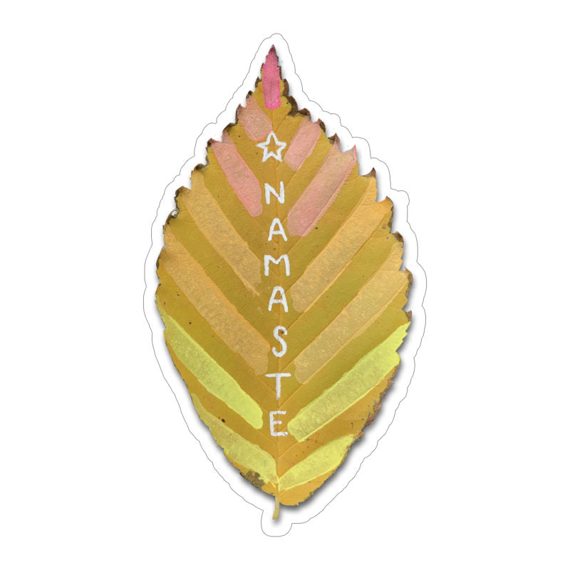 Namaste Vinyl Sticker sticker Tiny and Snail