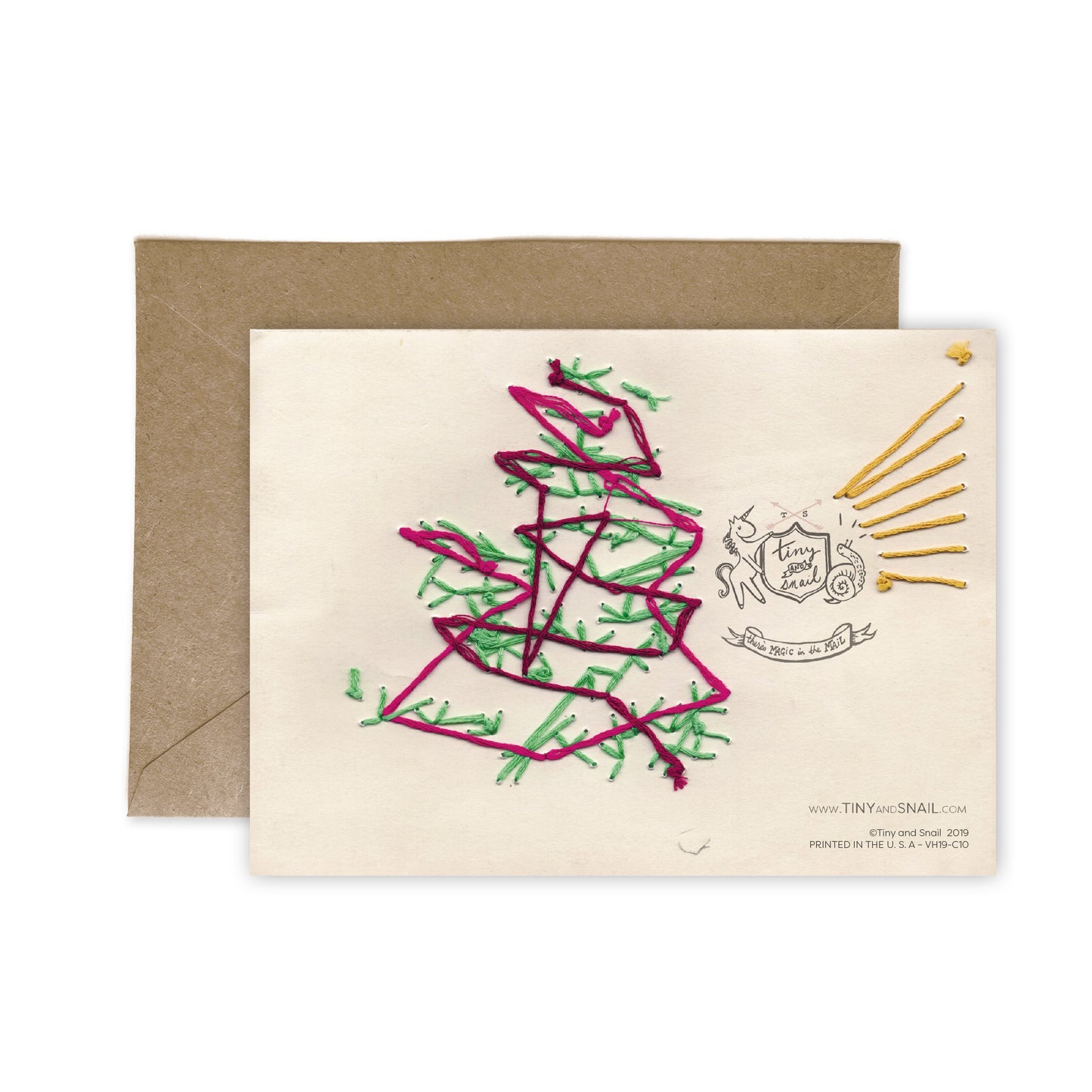 Radiant Joy (Single Card) A2 Card Tiny and Snail