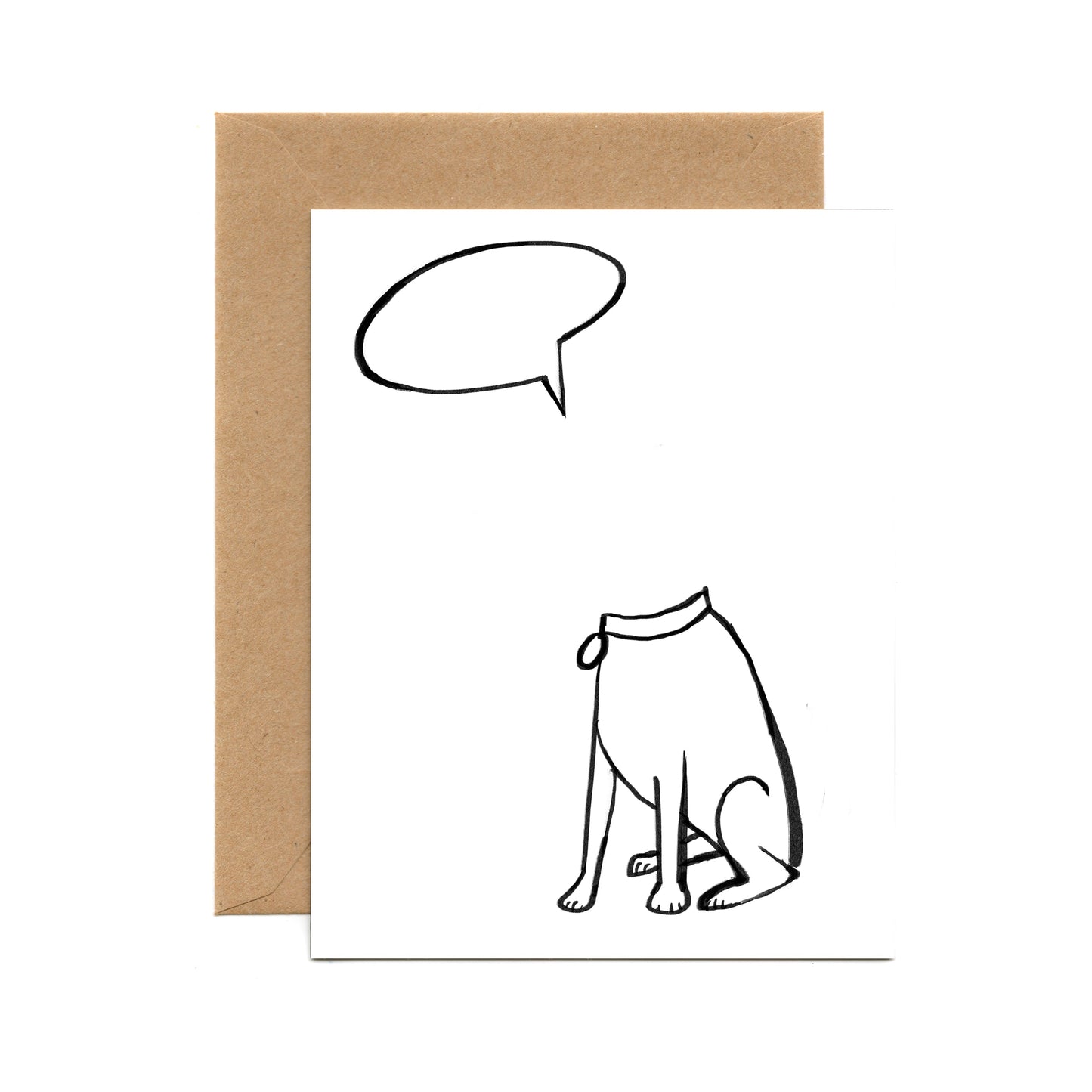 Talking Dog (Single Card) A2 Card Tiny and Snail