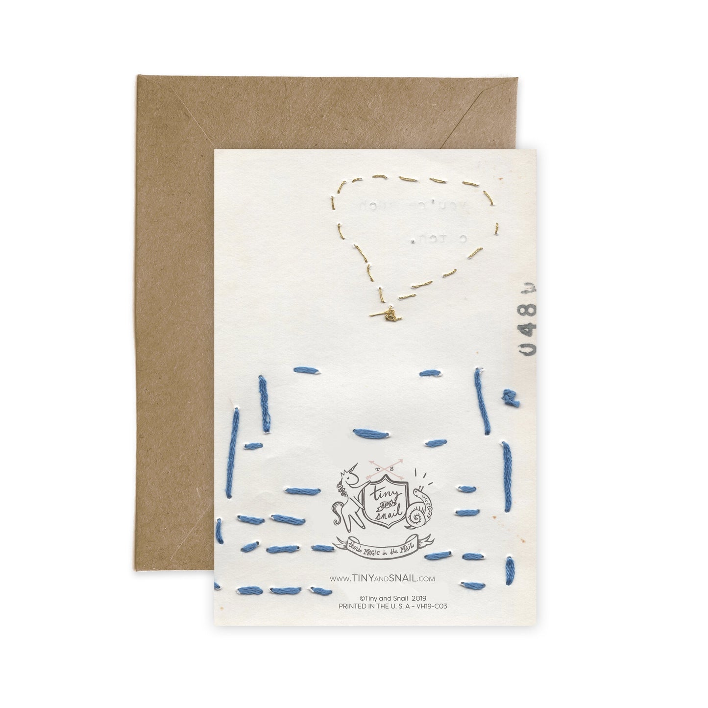 You’re a Catch (Single Card) A2 Card Tiny and Snail