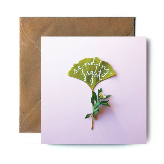 Tiny and Snail "Sending Light" Card