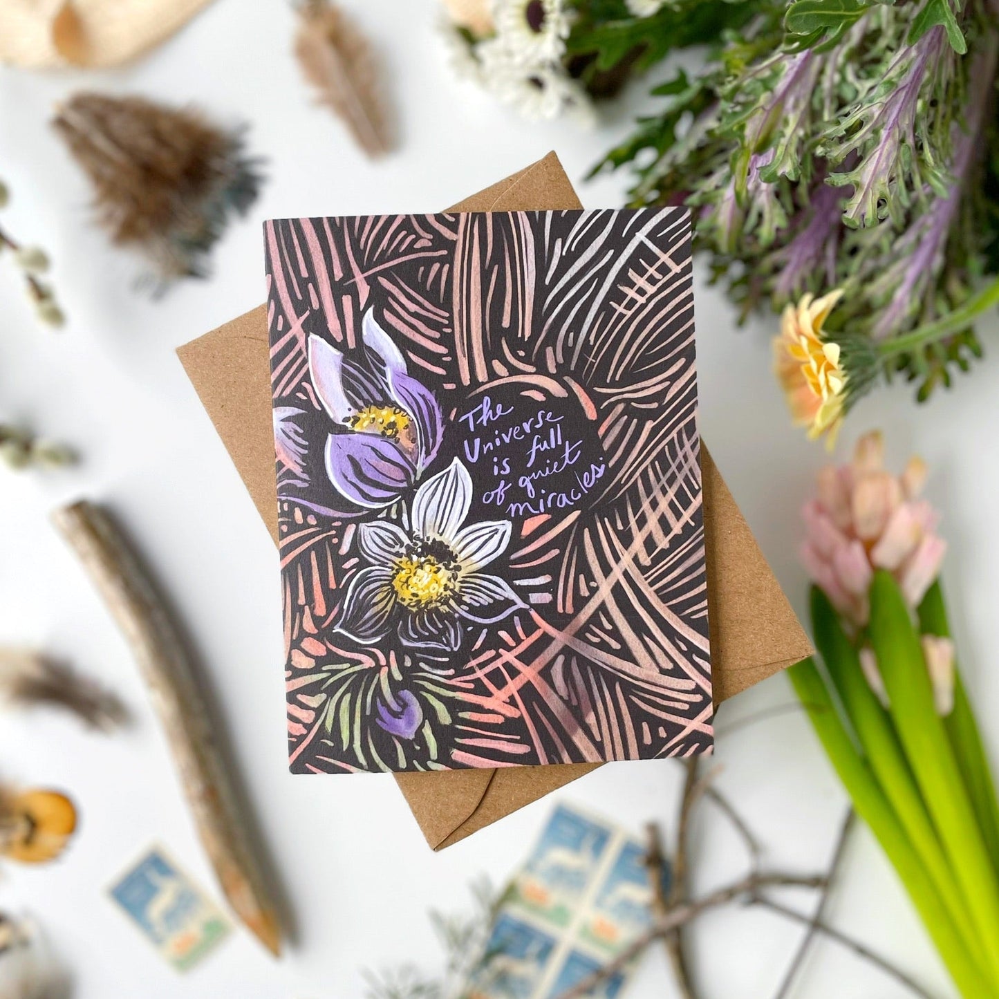 The Universe is Full of Quiet Miracles — Everyday, Easter Card