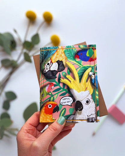 "Happy Bird Day!" Birthday Card