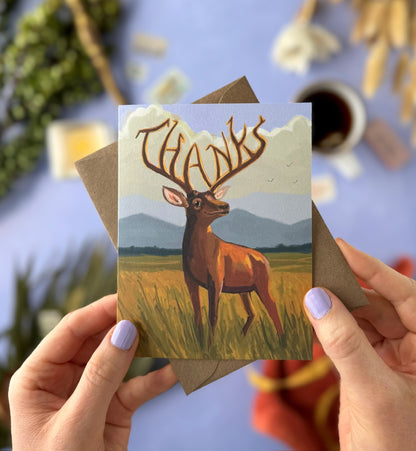 Thanks Deer Card