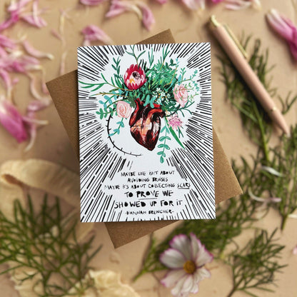 Collecting Scars — Encouragement Card