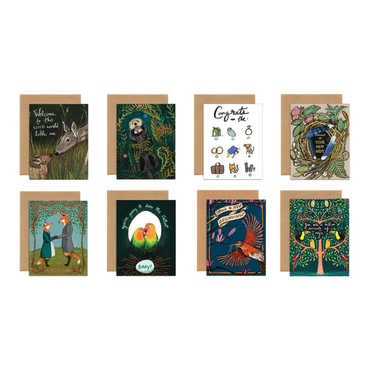 Congrats Card Pack of 8