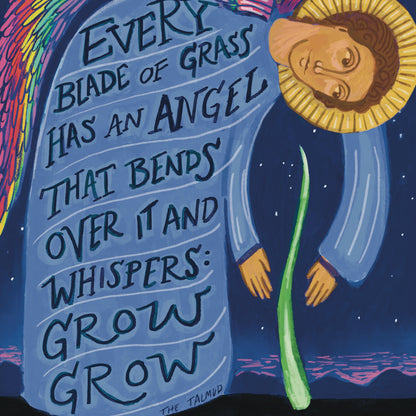 Every Blade of Grass Angel Card— Thank You, Encouragement Card