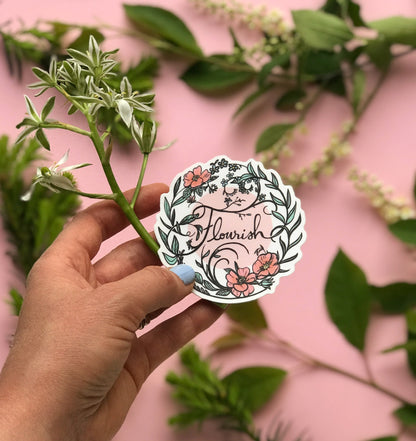 Flourish Sticker