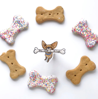 Dog with a Bone Sticker