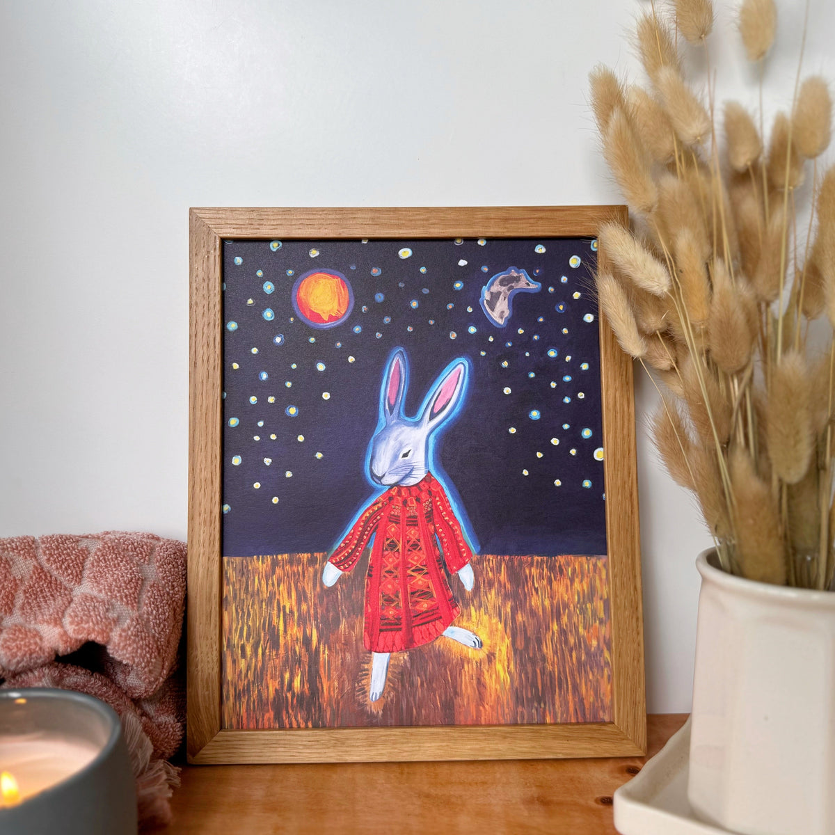 ART PRINT 8x10” — Joseph's Dream Coat Bunny
