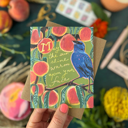 May the sun shine warm upon your face - Card by Tiny and Snail - in hand