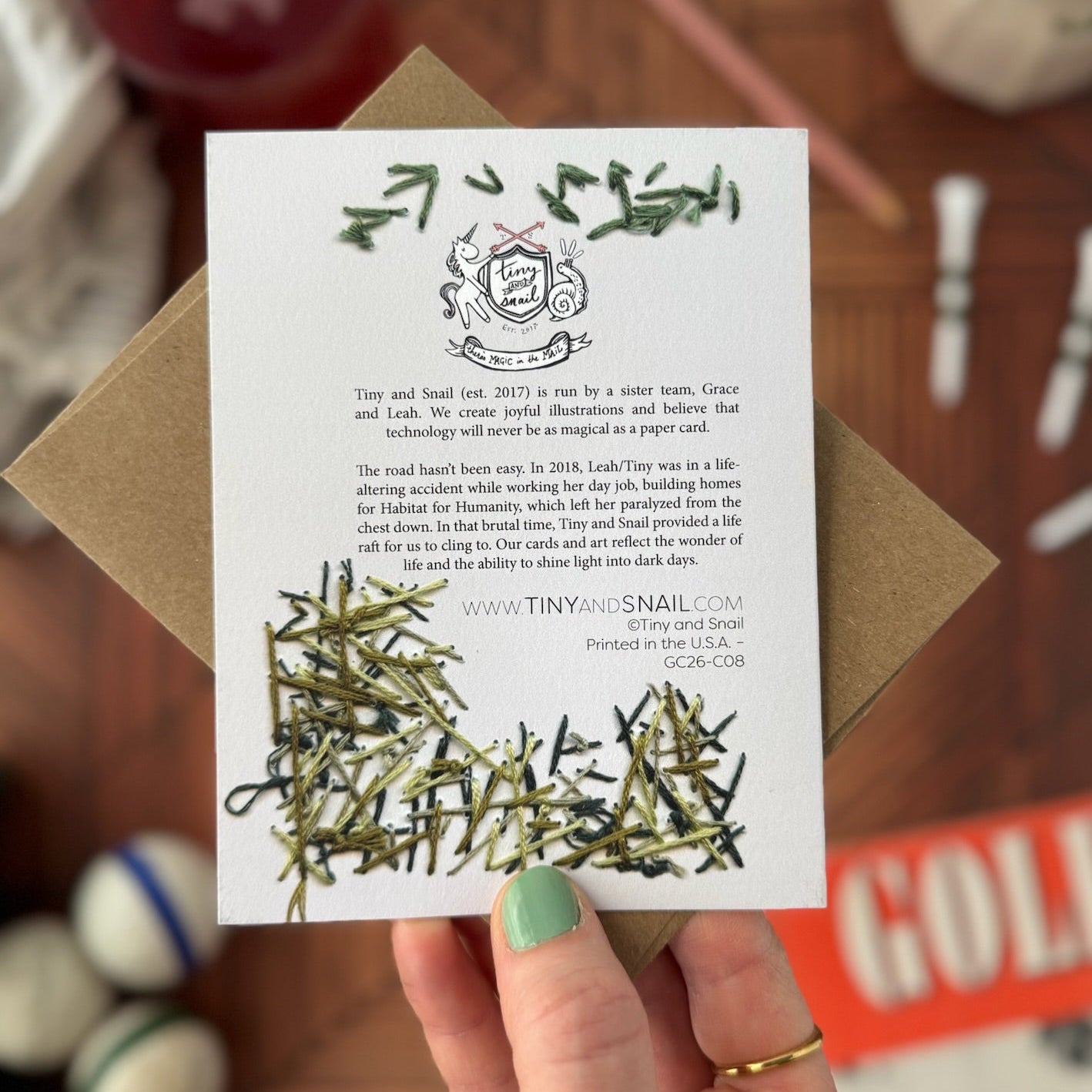 Swinging In With A Happy Birthday — Birthday Card
