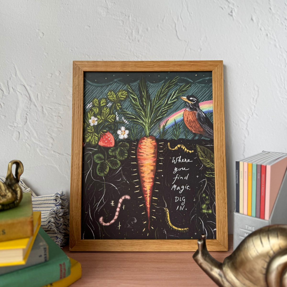ART PRINT 8x10” — Where You Find Magic, Dig In
