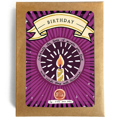 Birthday Card Pack of 8