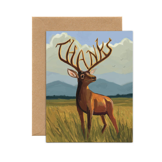 Thanks Deer Card