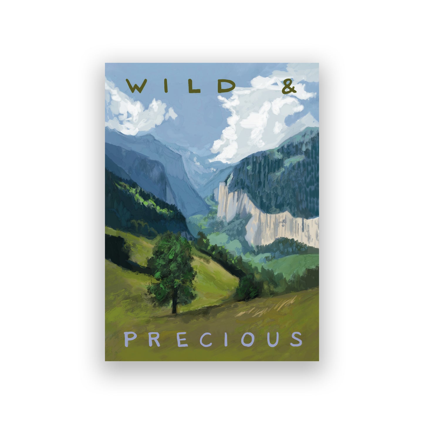 Limited Edition of The Wild Collection Mini Print - Wild & Precious