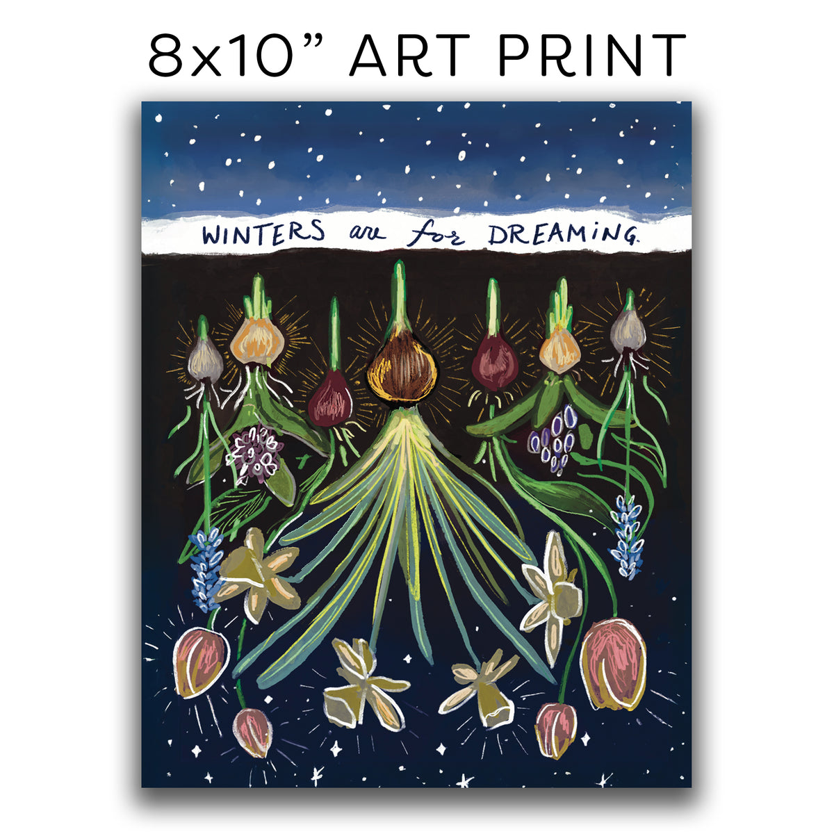 ART PRINT 8x10” — Winters are for Dreaming