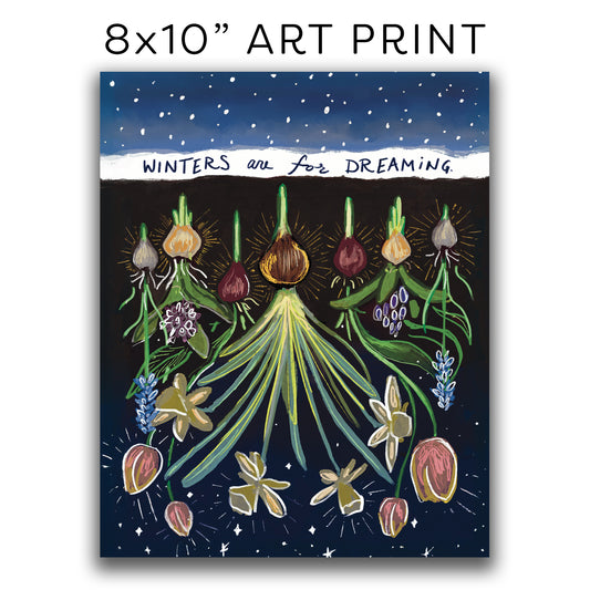 ART PRINT 8x10” — Winters are for Dreaming