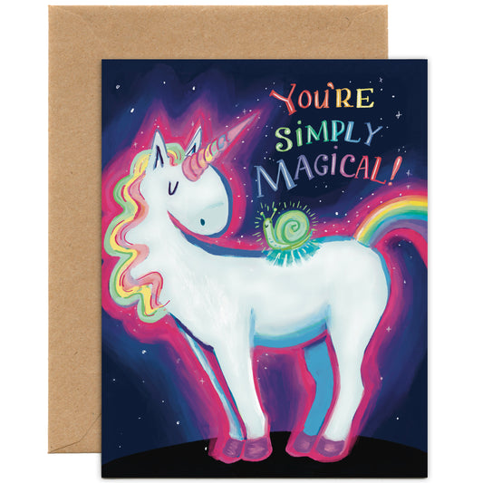 You're Simply Magical— Birthday Card, Thank You Card, Appreciation Card, Friendship Card