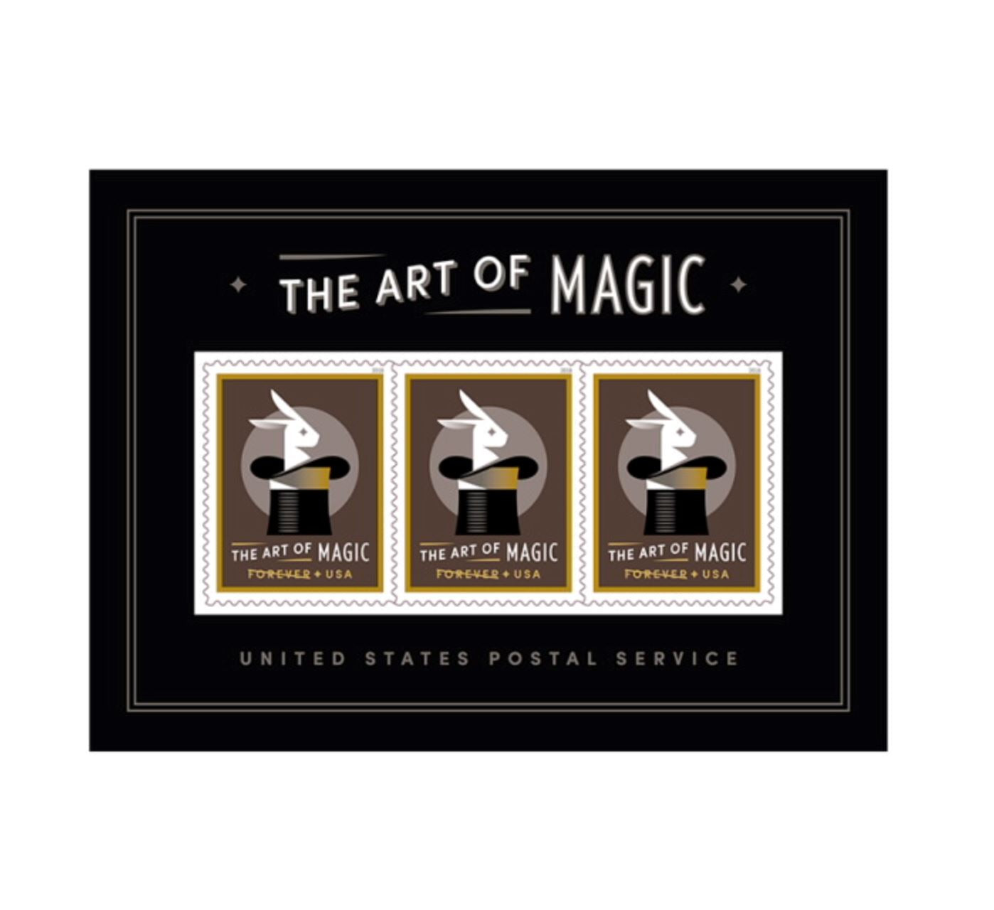 3 Art of Magic US Forever Stamps - Tiny and Snail