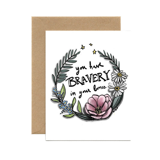 Bravery in Your Bones (Single Card) - Tiny and Snail