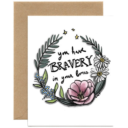Bravery in Your Bones (Single Card) - Tiny and Snail