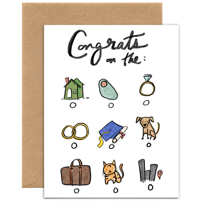 Congrats on the New (Single Card) A2 Card Tiny and Snail