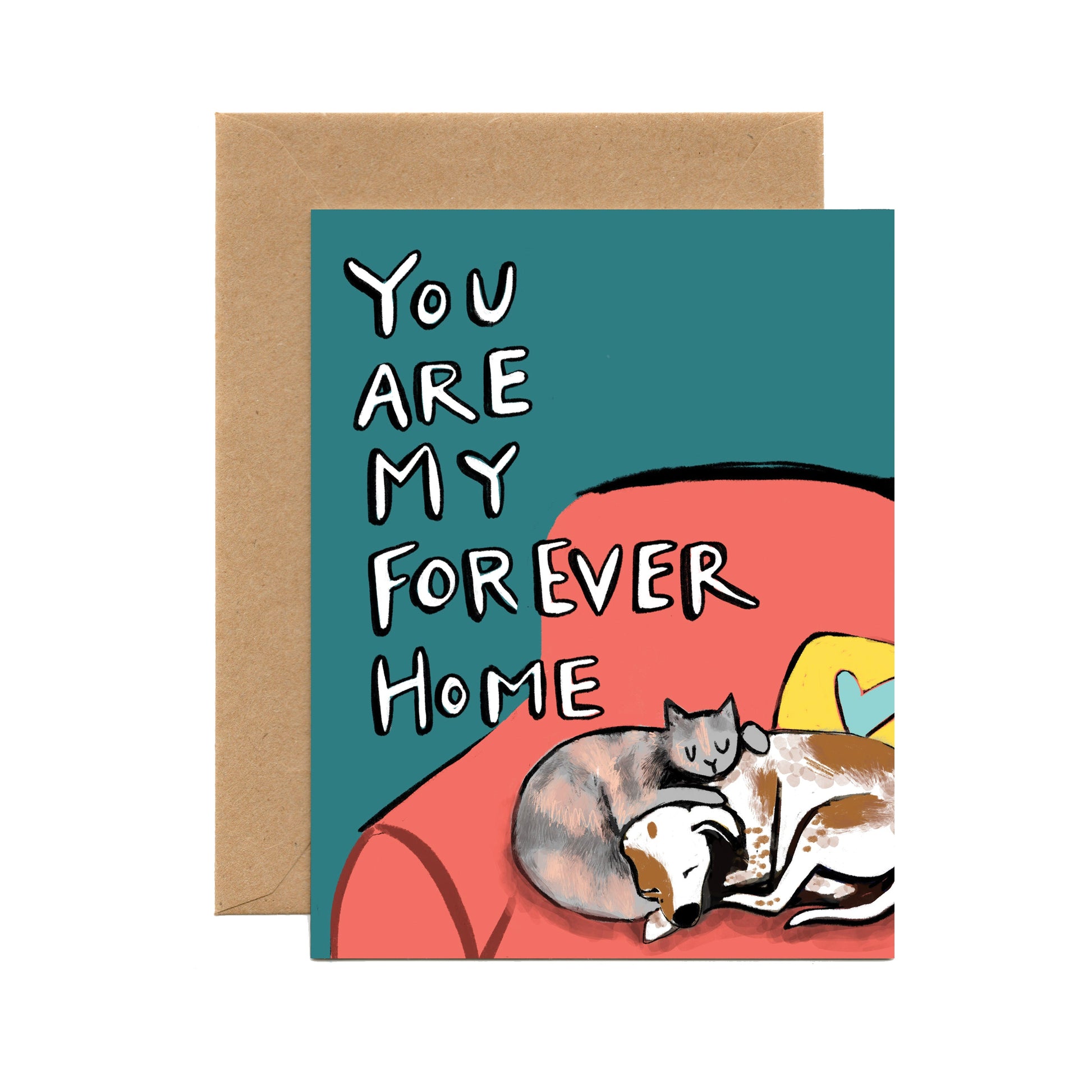 Forever Home (Single Card) A2 Card Tiny and Snail