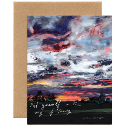 In the Way of Beauty (Single Card) A2 Card Tiny and Snail