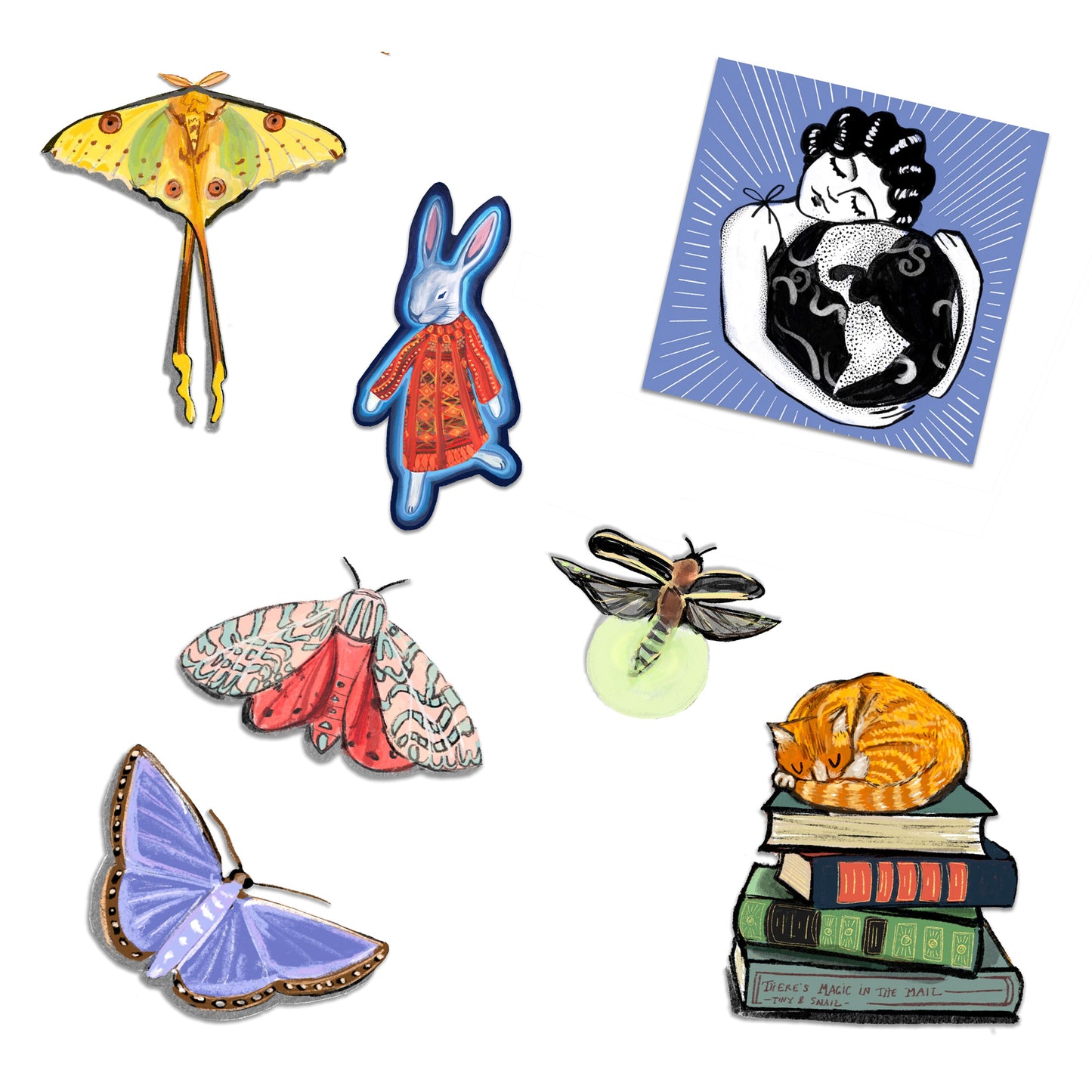 Look For the Light Sticker Bundle bundle Tiny and Snail