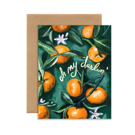 Oh My Darlin' (Clementine) (Single Card) A2 Card Tiny and Snail