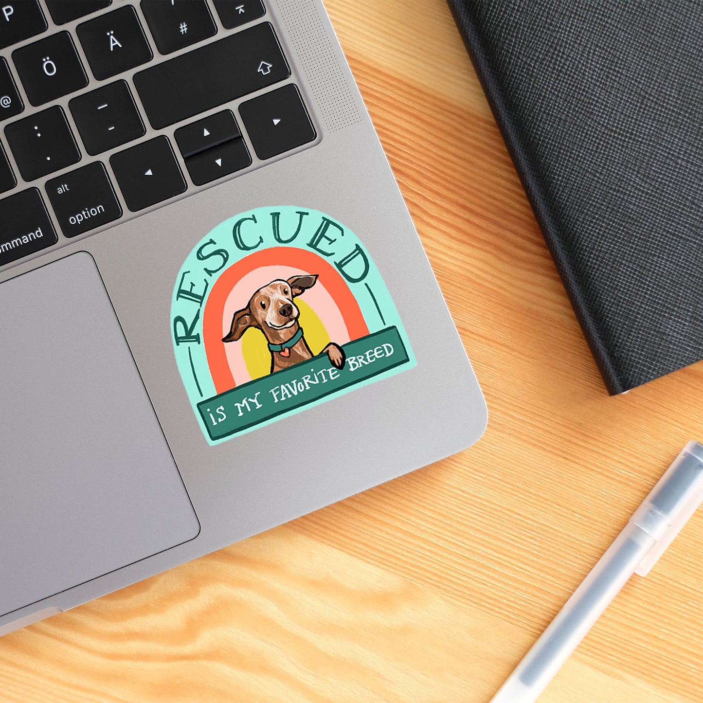 Rescued Sticker sticker Tiny and Snail